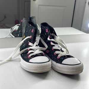 Converse Junior Chuck Taylor All Star Space Stars Sneakers Size 11